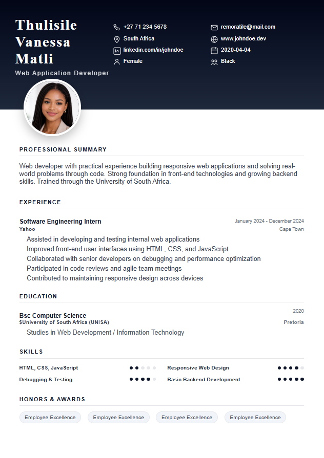 Modern-ATS Resume